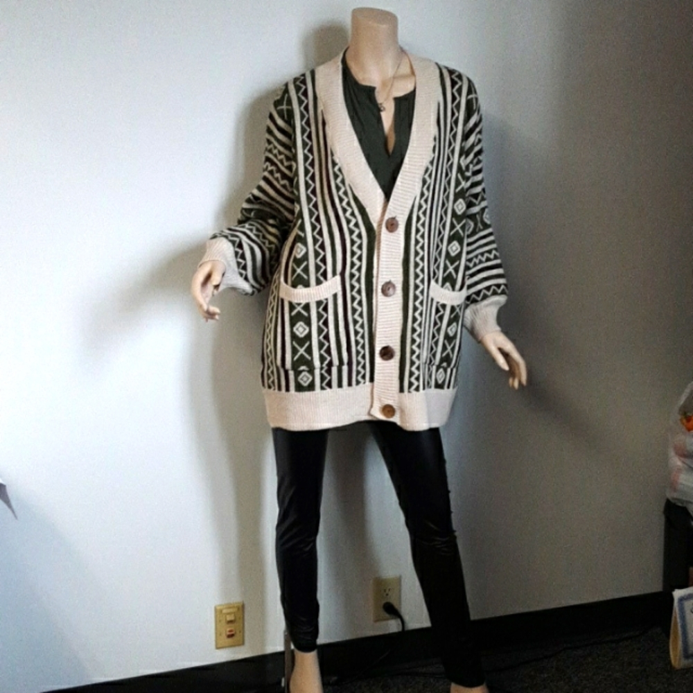 Hyped Unicorn vintage style cardigan